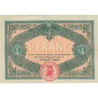 1 Franc - Chambre de Commerce de Dijon 4e série