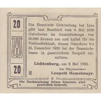 20 Heller Lichtenberg
