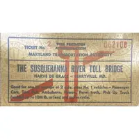 1 Fare Susquehanna River Toll Bridge