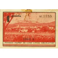 1 Peseta Calonge de la Costa Brava