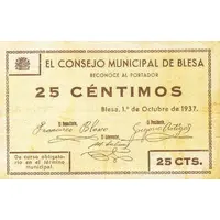 25 Céntimos Blesa