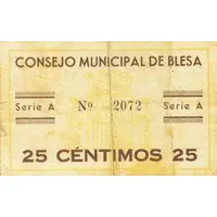 25 Céntimos Blesa