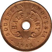 1/2 Penny - George VI