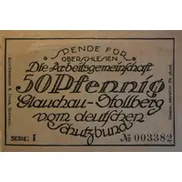 50 Pfennig Deutscher Schutzbund Glauchau-Stollberg