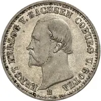 ⅙ Thaler - Ernest II Silver Jubilee