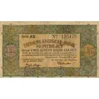 2 1/2 Gulden Treasury Note