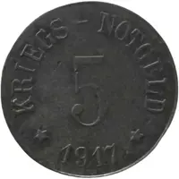 5 Pfennig - Cham