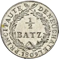 1/2 Batzen - Alexandre Berthier