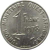 1 Franc CFA