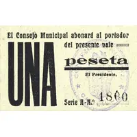 1 Peseta Chulilla