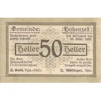 50 Heller Hohenzell