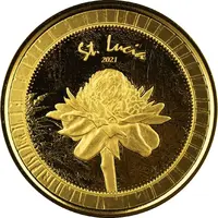 10 Dollars - Elizabeth II Torch Ginger Lily