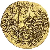 1/4 Rose noble - Philip II