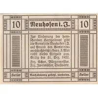 10 Heller Neuhofen im Innkreis