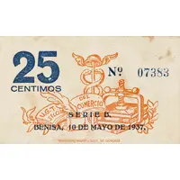 25 Céntimos Benisa