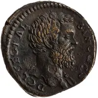 Sestertius - Clodius Albinus FORT REDVCI COS II S C, Fortuna