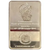 Bullion Ingot - Malta CHOGM 2005