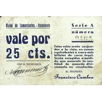 25 Céntimos Onteniente