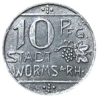10 Pfennig - Worms