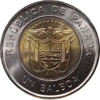 1 Balboa Panamanian Red Cross, Colored