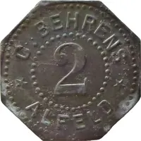 2 Pfennig - Alfeld C. Behrens