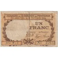1 Franc - Chambre de commerce de Perpignan