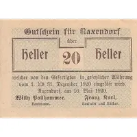 20 Heller Raxendorf