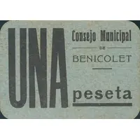 1 Peseta Benicolet