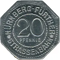 20 Pfennig - Albrecht Dürer Nürnberg-Fürth
