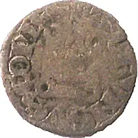 Denier tournois - Alphonse de France