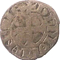 Denier tournois - Alphonse de France