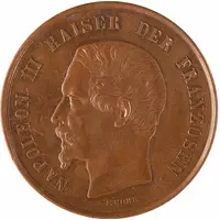 Medal - Hommage by the city of Frankfurt am Main to Napoleon III