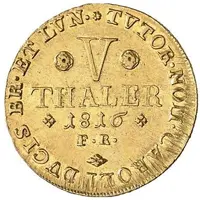 5 Thalers - George IV