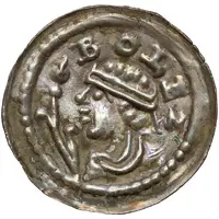 Denier Bracteate - Bolesław Mieszkowic or Leszek of Masovia Kruszwica or Inowrocław or Płock mint