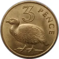 3 Pence - Elizabeth II 2nd portrait