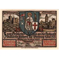 50 Pfennig Luther Jubilee Series