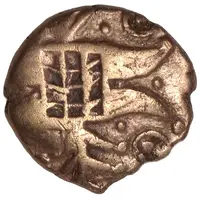 Gold 1/4 Stater Irstead Trefoil