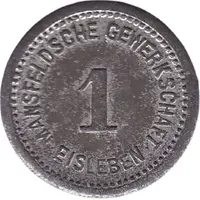 1 Pfennig - Eisleben Mansfeldsche Gewerkschaft