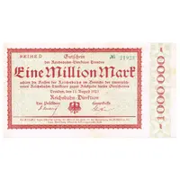 1 000 000 Mark Reichsbahndirektion