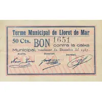 50 Céntimos Lloret de Mar