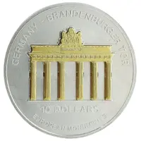 10 Dollars - Elizabeth II Brandenburg Gate