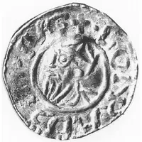Denier - Raimbert with emperor Conrad II