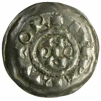 Denier - Henry II as emperor, Milan mint