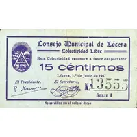 15 Céntimos Lécera