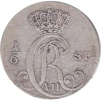 10 Schilling Courant / ⅙ Speciesthaler - Christian VII