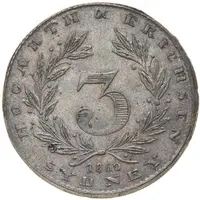 3 Pence - Hogarth, Erichsen and Co Sydney, New South Wales