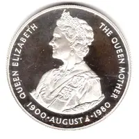 50 Pence - Elizabeth II Queen Mother, Silver Proof Issue