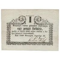1 Forint Rozsnyó