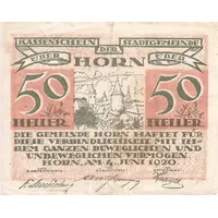 50 Heller Horn