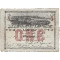 1 Pound Isle of Man Banking Company